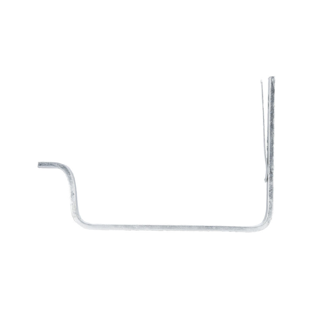 elZinc Bakgoot Muurbeugel B30 - 90° Met Lip - Verzinkt