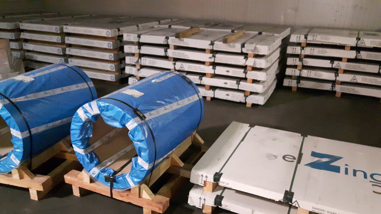 elZinc Rollen en platen zink elZinc Rollen en platen zink