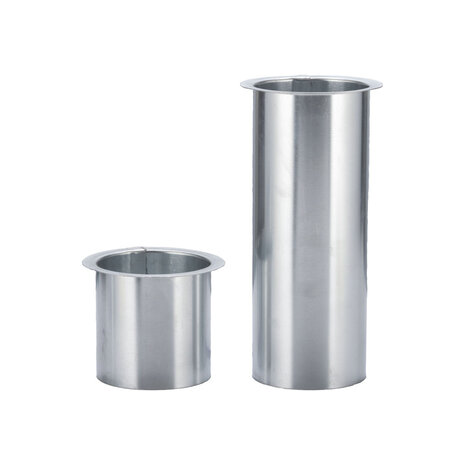 elZinc Zinken Tapeind / steekpijpje - Bakgoot - Ø 80 mm - 20 cm