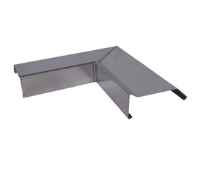 Blank Zink Binnenhoek zonder kraal | 90 graden  | Kliksysteem