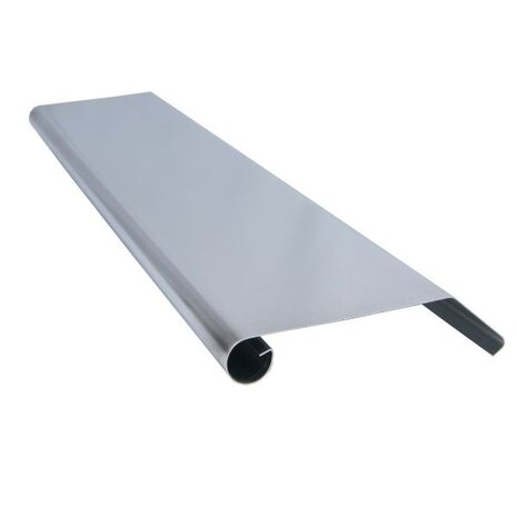 Blank Zinken Deklijst Met Kraal 21 mm| Kliksysteem Blank Zinken Deklijst Met Kraal 21 mm| Kliksysteem