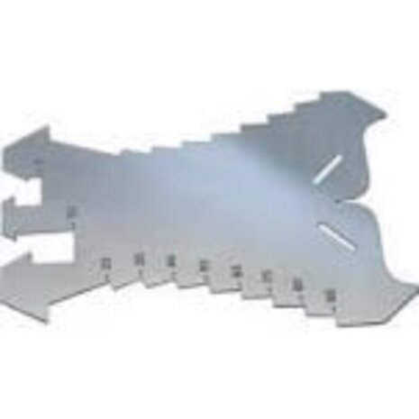 Dak & Lood Aftekenmal voor zink, koper en lood