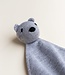 hvid teddy tokki grey melange