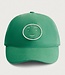 Gray label baseball cap birght green