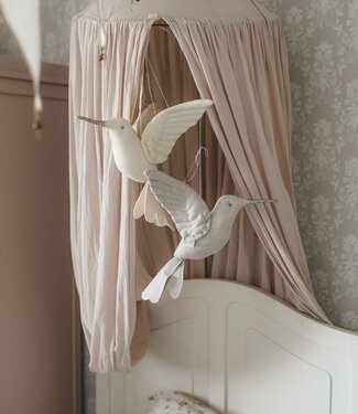 Love me decoration humming bird naturel