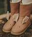 wadudu exclusive fluffy bunny boots hazelnut leather