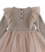 baby bille dress lavender brown