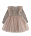 baby bille dress lavender brown