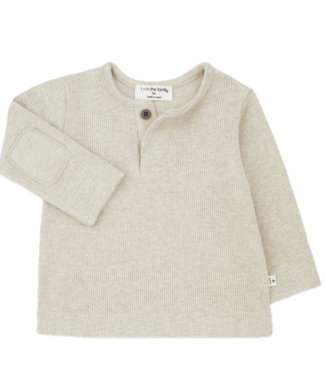 1+ in the family sandal longsleeve oatmeal