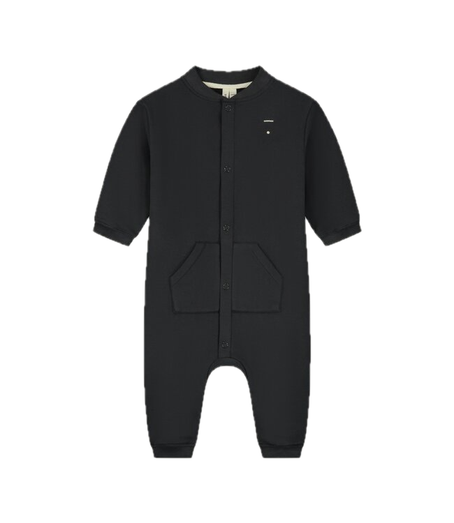 Gray label sweater onesie nearly black