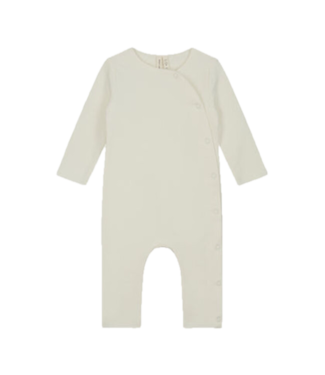 Gray label Gray label baby onesie with snaps cream