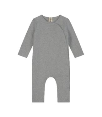 Gray label Gray label baby onesie with snaps grey melange