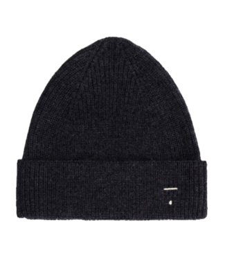 Gray label Gray label baby knitted beanie nearly black melange