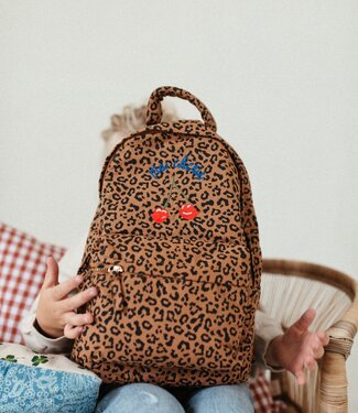 Atelier Pomme Atelier pomme rugzak leopard