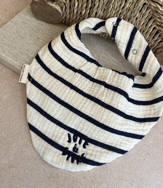 Atelier Pomme tiny bib breton stripe