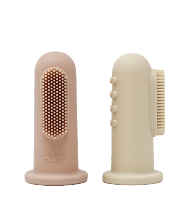 Mushie toothbrush shifting sand/ blush