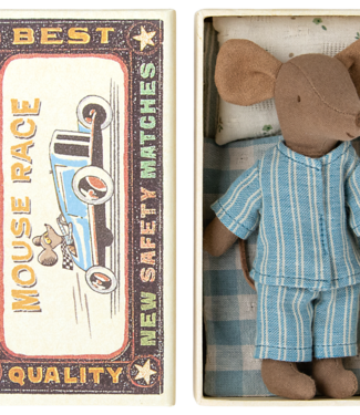 Maileg Maileg big brother pyjama mouse in matchbox