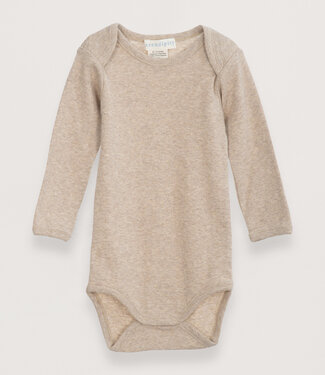 Serendipity Serendipity baby romper solid rib oat