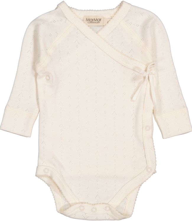 belita pointelle romper flour white