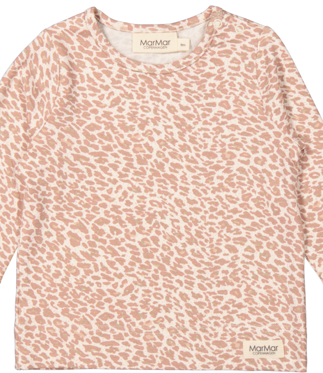 leopard baby longsleeve powder taupe