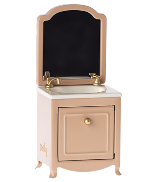 Maileg Maileg sink dresser w. mirror dark powder