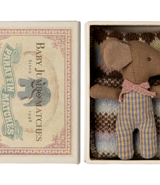 Maileg Maileg sleepy wakey baby mouse in matchbox rose