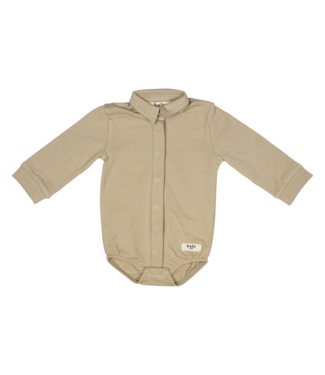 Baje Studio baby owen romper peanut