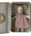 Maileg angel mouse in suitcase