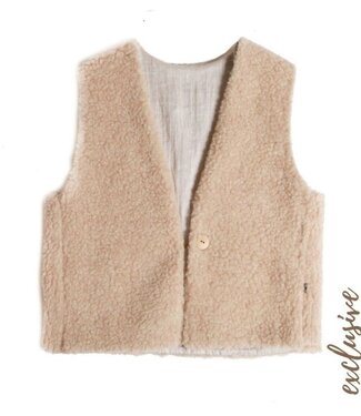 Alwero Alwero exclusive bodywarmer vest beige