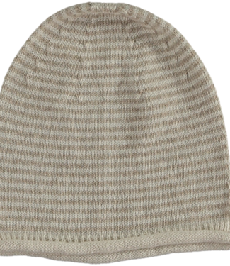 Li & Me Poe beanie stripe cream-toast