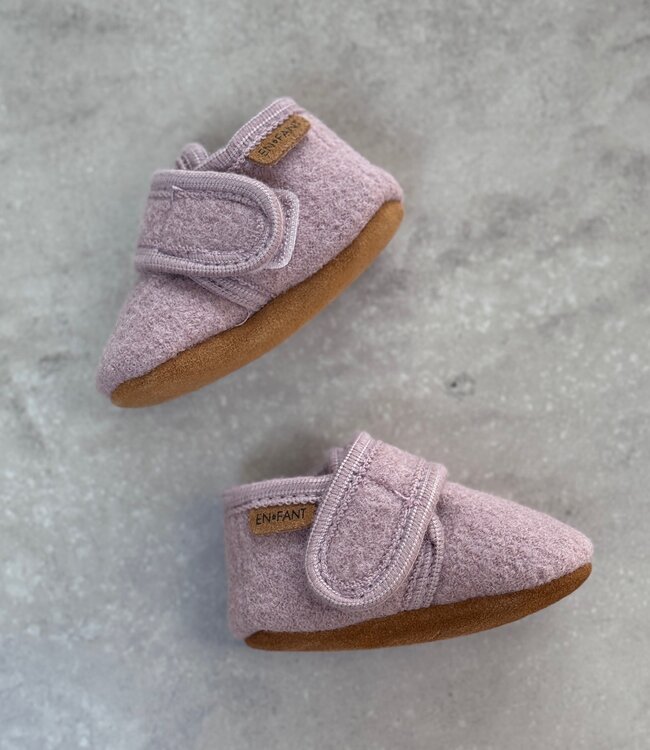 Enfant baby wool slippers bark