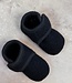 baby wool slippers black