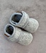 baby wool slippers sand melange