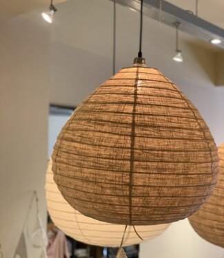 Wonder Wonder lampion linnen taupe 50cm