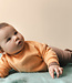 baby leggings stripes sepia brown