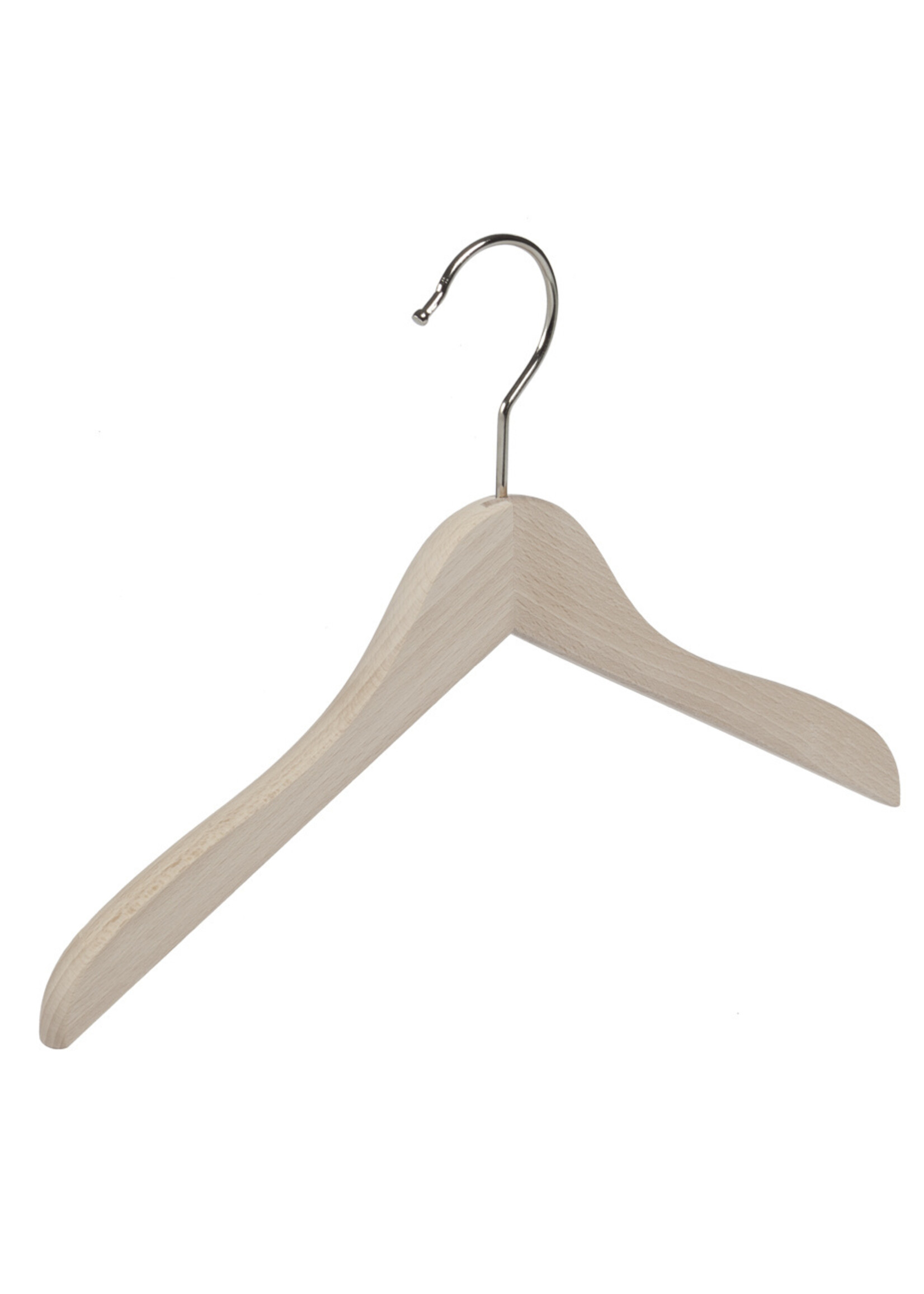 Cintre blouse / chemise (plat) bois hêtre brut