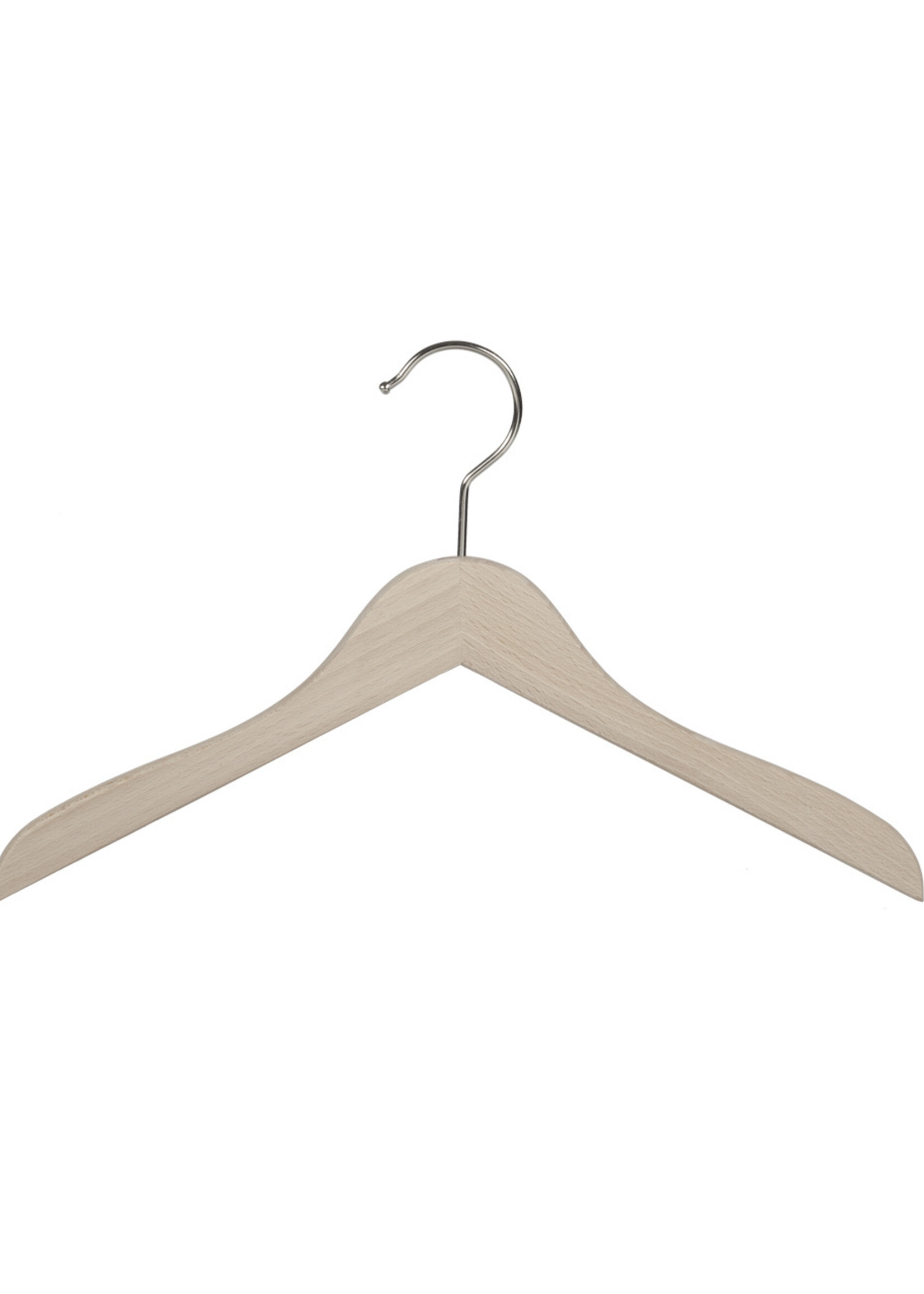 Cintre blouse / chemise (plat) bois hêtre brut