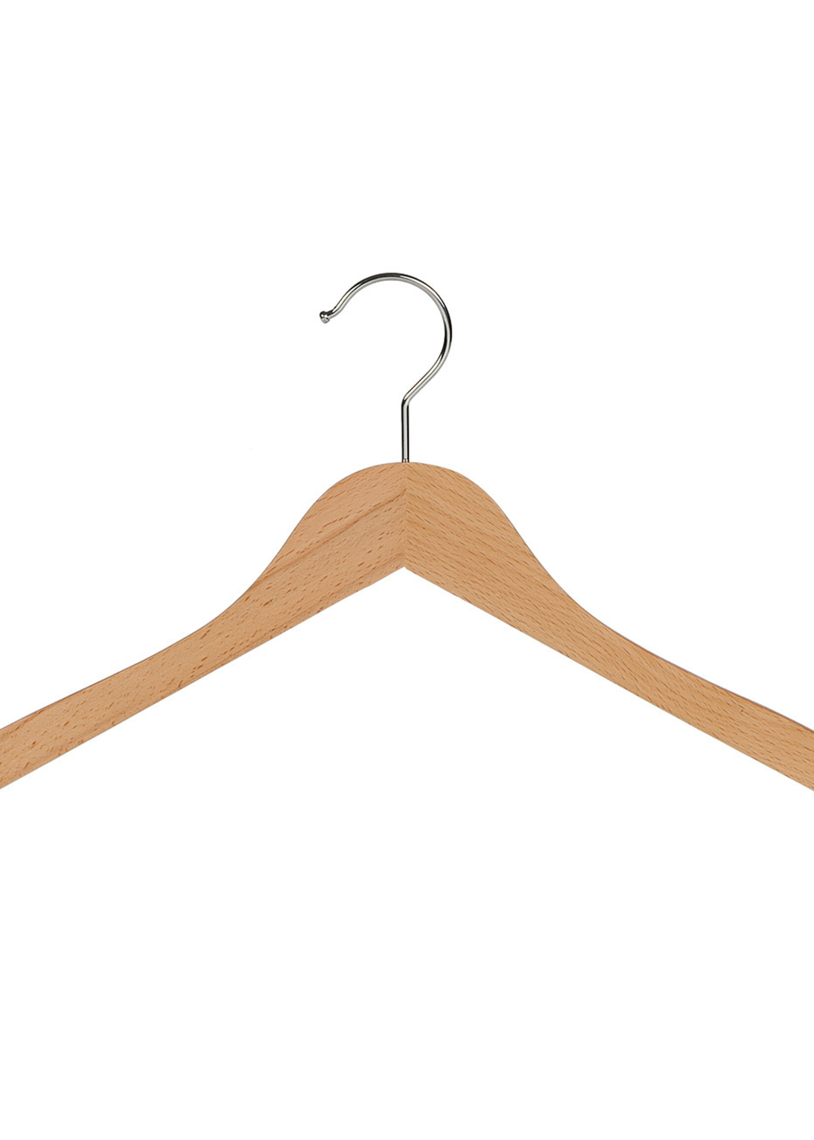 Cintre blouse / chemise (galbé) bois hêtre verni naturel