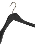 Cintre penderie "Uno" bois frêne teinté noir