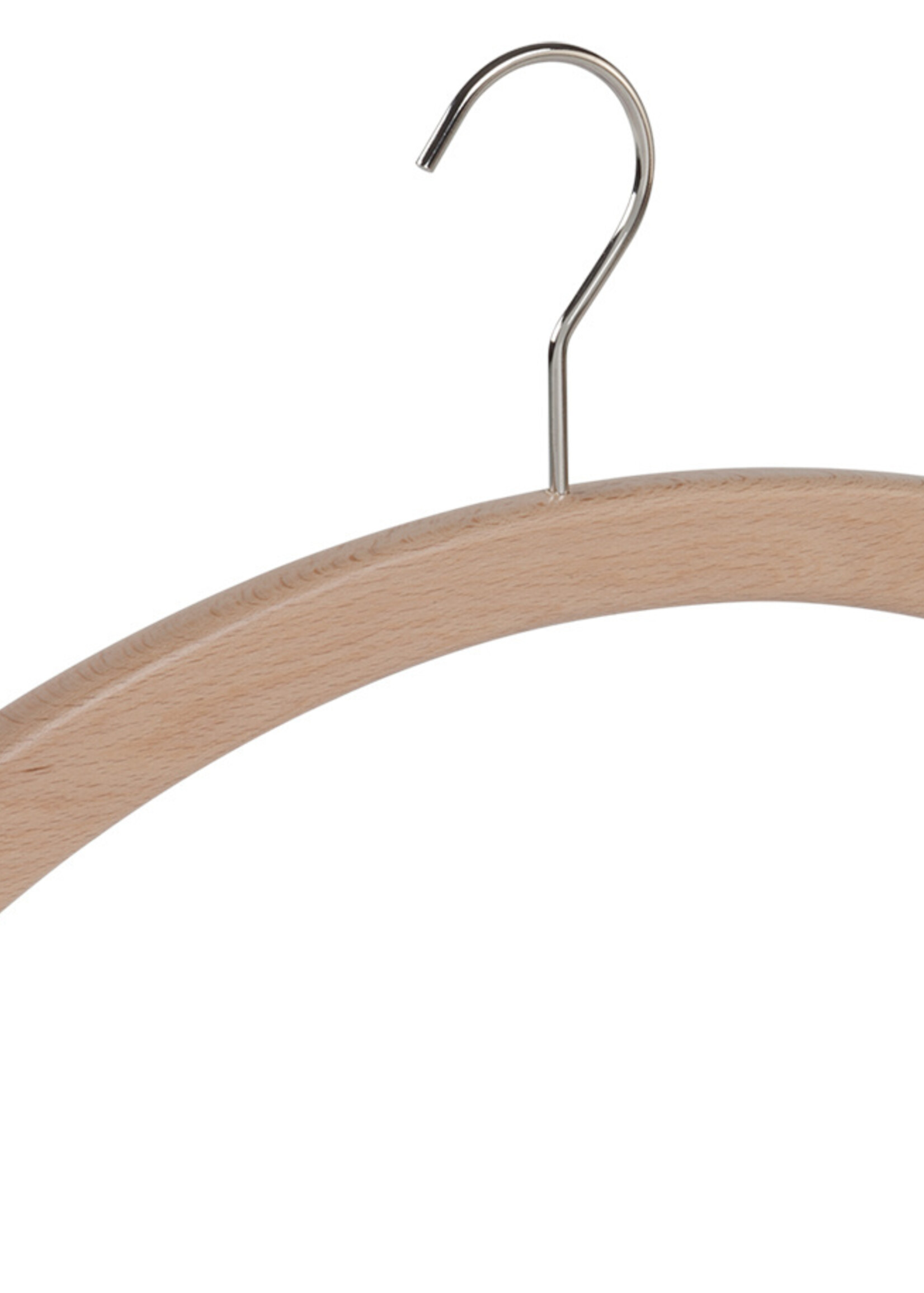 Cintre penderie "Oslo" bois hêtre verni naturel