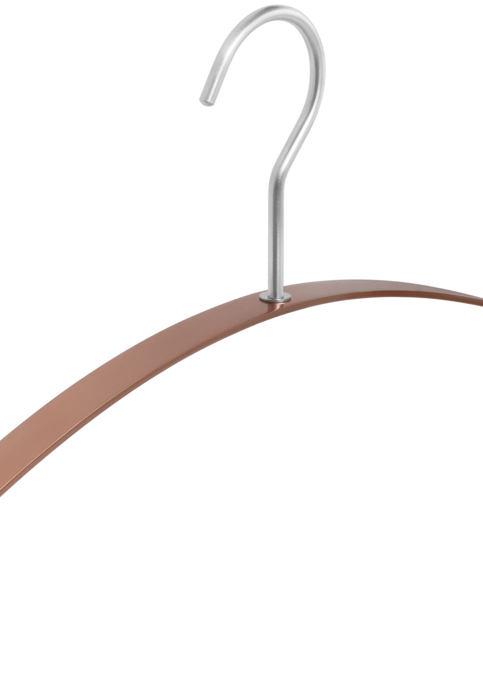 Cintre penderie "Style" acier inoxydable cuivre