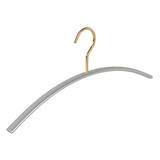 Cintre penderie "Loft" aluminium avec crochet lation Cintre penderie "Loft" aluminium avec crochet lation