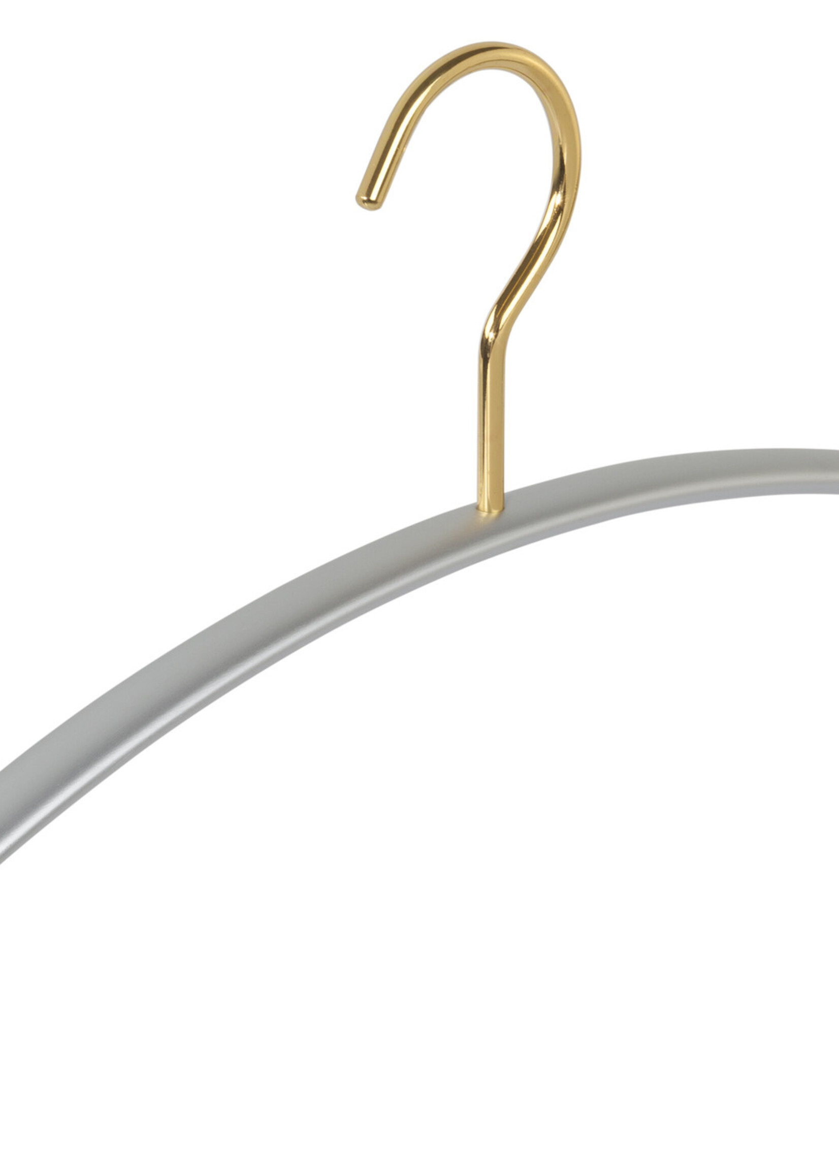 Cintre penderie "Loft" aluminium avec crochet lation