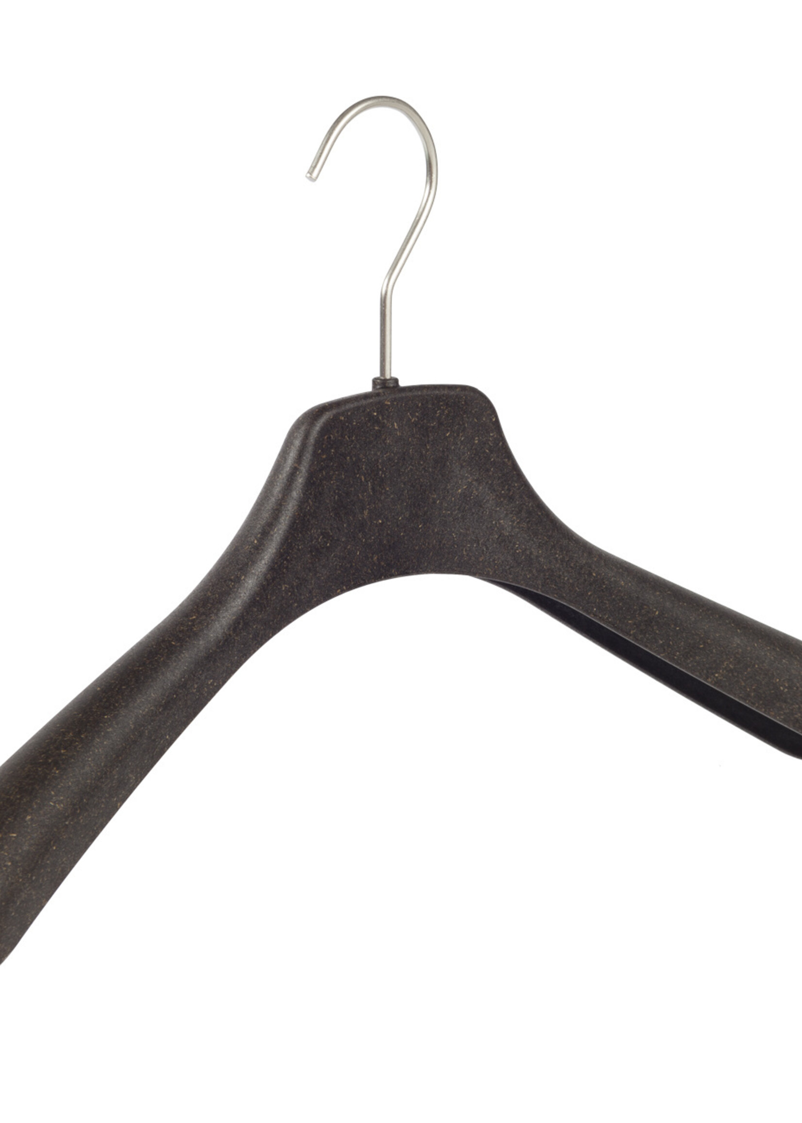 Cintre veste / costume (galbé) plastique Bio - Pro Nature (herbe) avec épaules larges