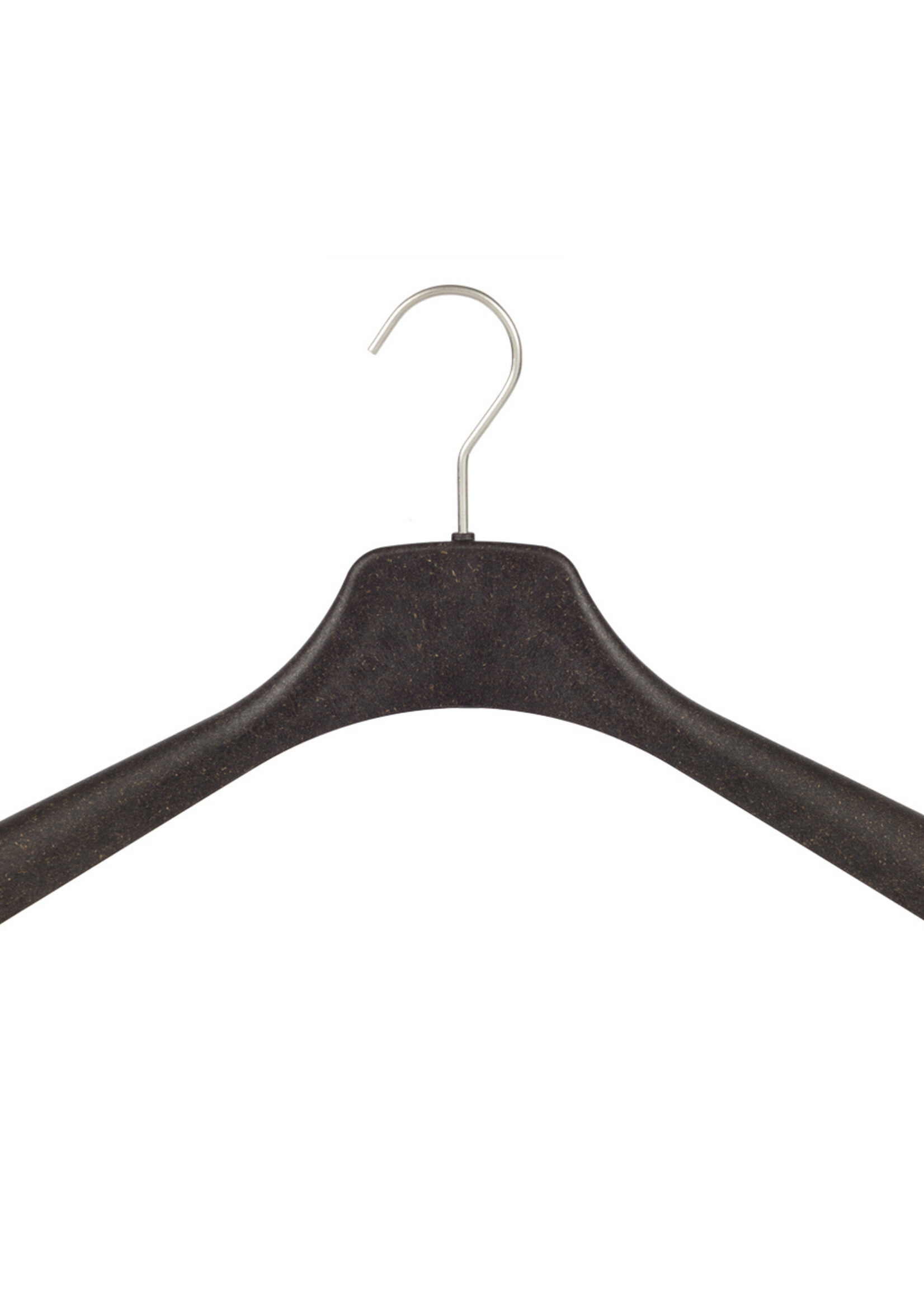 Cintre veste / costume (galbé) plastique Bio - Pro Nature (herbe) avec épaules larges