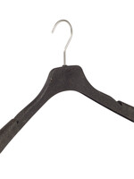 Cintre veste / costume (galbé) plastique Bio - Pro Nature (herbe) avec épaules larges et encoches