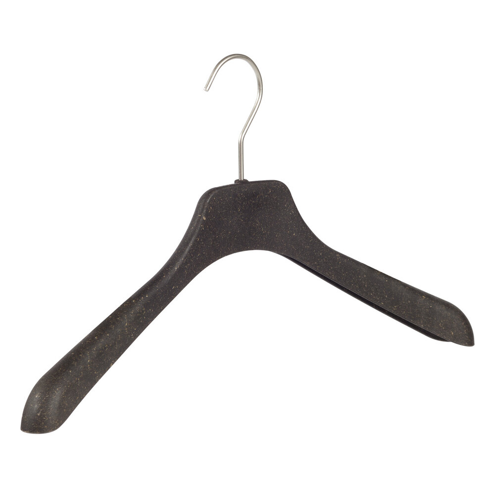 Cintre veste / costume (galbé) plastique Bio - Pro Nature (herbe) avec épaules larges Cintre veste / costume (galbé) plastique Bio - Pro Nature (herbe) avec épaules larges