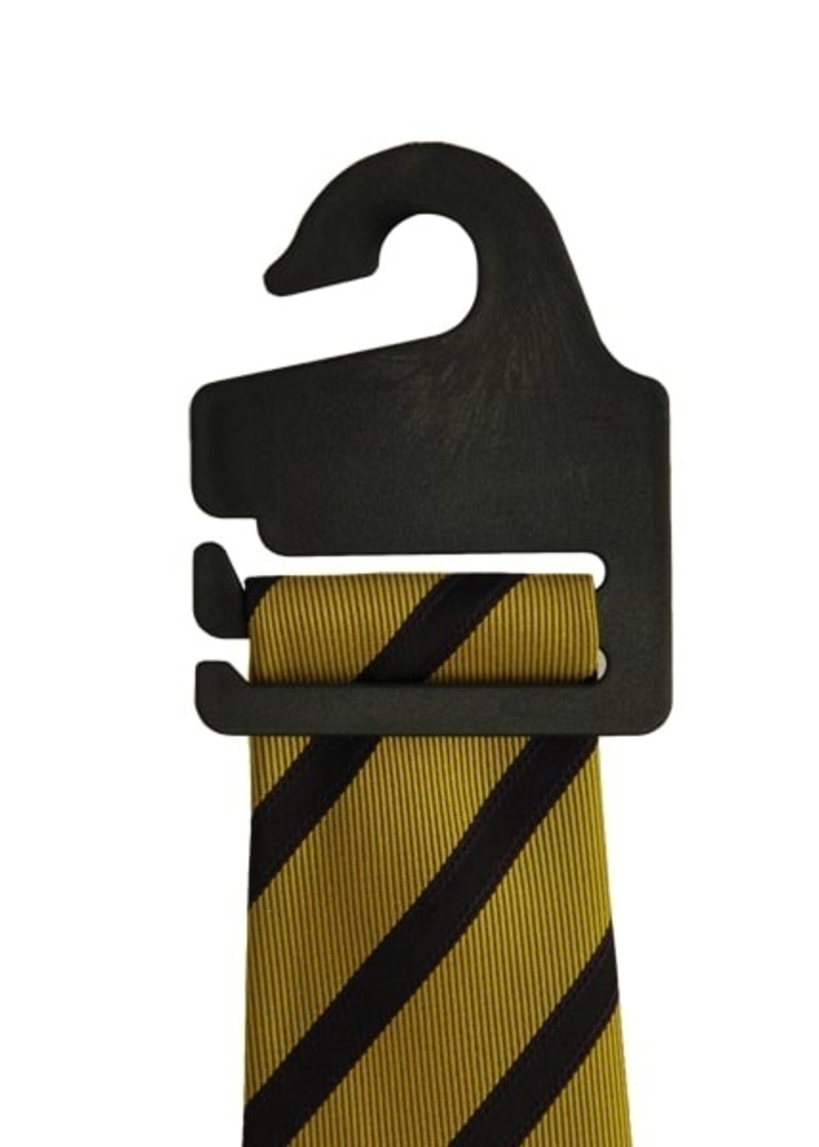 Porte cravatte plastique noir (10 pcs.)