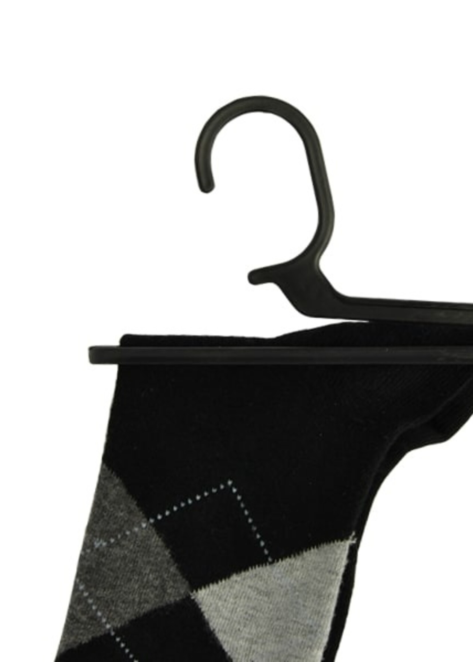 Porte chaussettes plastique noir (10 pcs.)