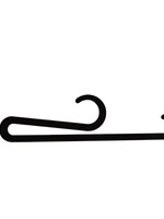 Porte chaussettes plastique noir (10 pcs.)